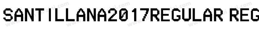 Santillana2017Regular Regular字体转换